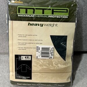 Cabela's MTP Heavyweight Base Layer Crew Shirt Men's 4XL Thermal New